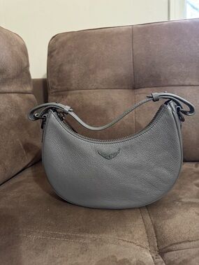 Zadig & Voltaire Moonrock Shoulder Bag – Gray